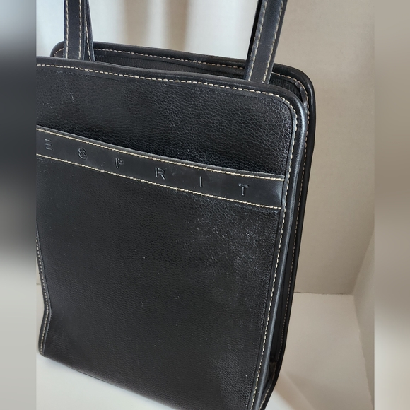 Vtg Esprit Shoulder Tote Bag - Picture 8 of 11